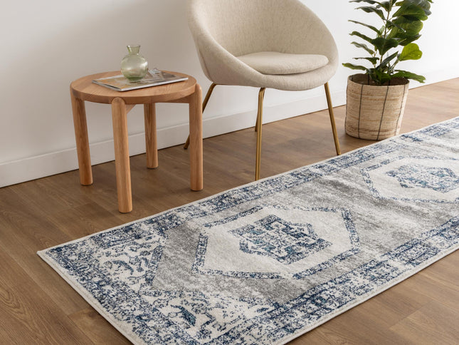 Provence Estve Navy Cream Ancient Rug - PROV24