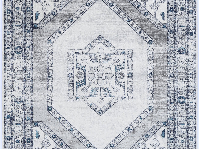 Provence Estve Navy Cream Ancient Rug - PROV24