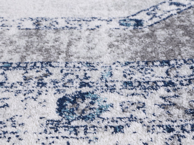 Provence Estve Navy Cream Ancient Rug - PROV24