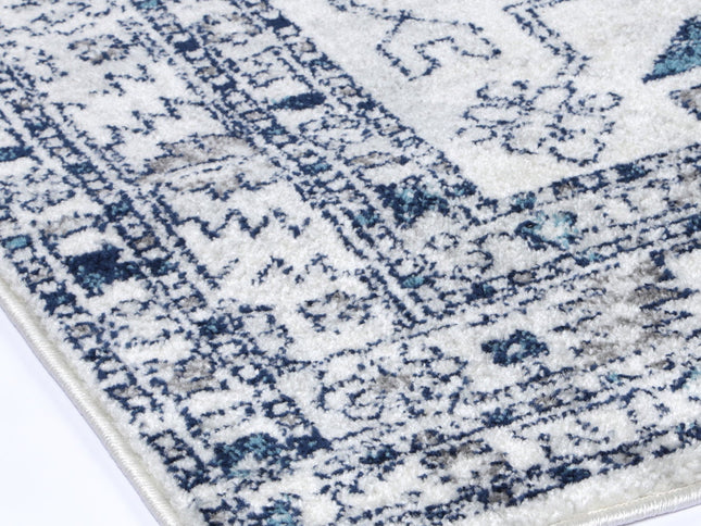 Provence Estve Navy Cream Ancient Rug - PROV24