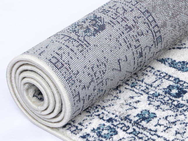Provence Estve Navy Cream Ancient Rug - PROV24
