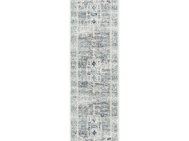 Provence Celts Cream Blue Traditional Rug - PROV14