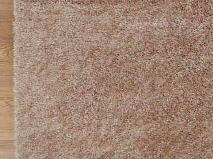 Puffy Soft Shag Camel Rug