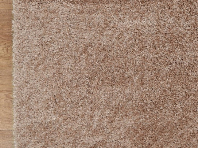 Puffy Soft Shag Camel Rug