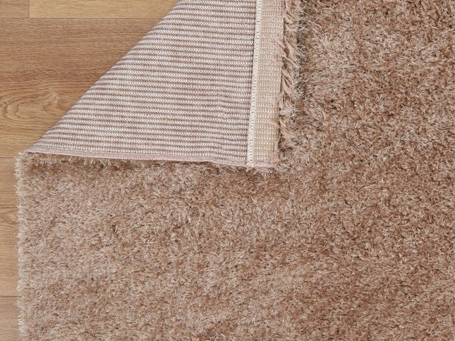 Puffy Soft Shag Camel Rug