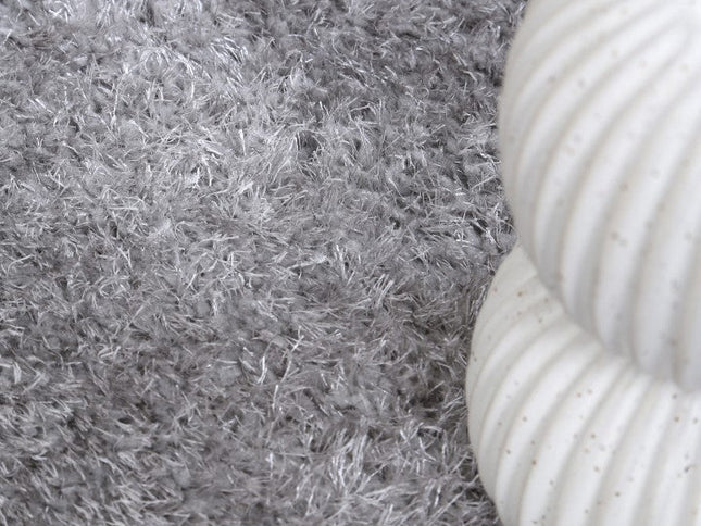 Puffy Soft Shag Grey Rug