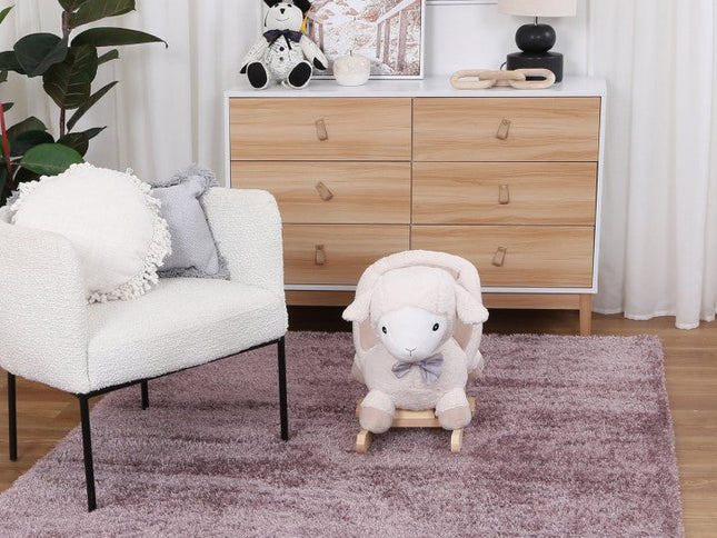 Puffy Soft Shag Lilac Rug