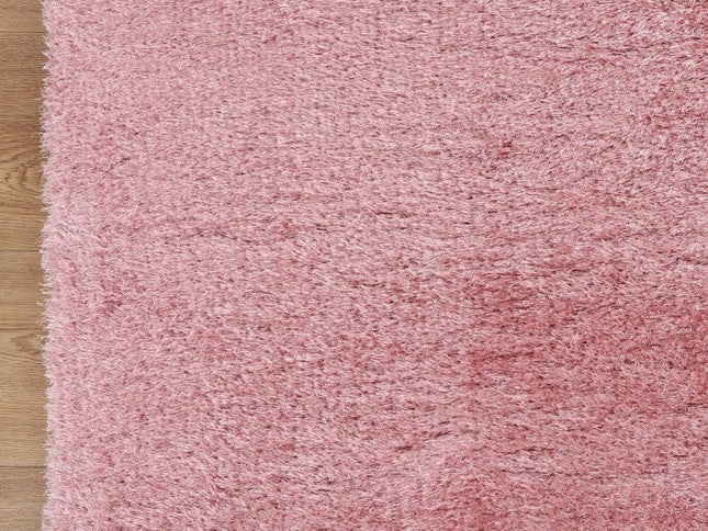 Puffy Soft Shag Pink Rug
