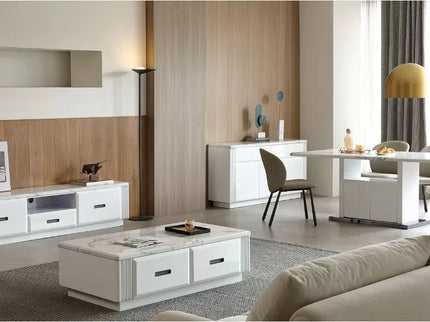 Paris 7Pce Dining Set- White