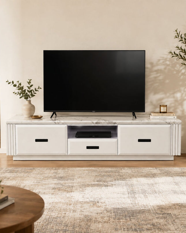 Paris Tv Unit - White