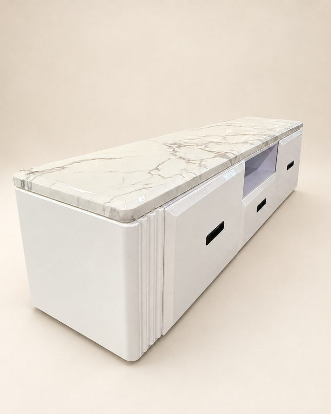 Paris Tv Unit - White