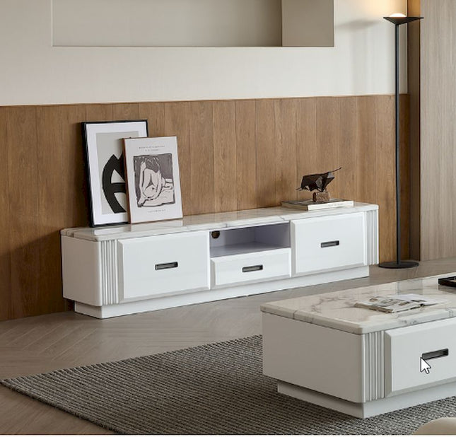 Paris TV Unit - White