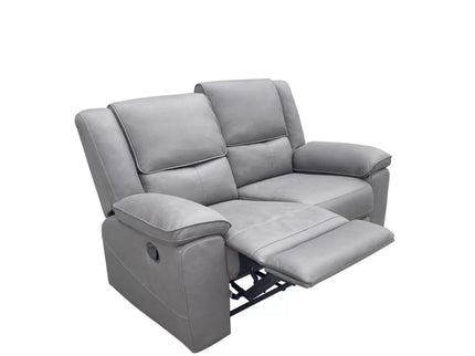 Park Lane 2 Seater Manual Recliner- Grey