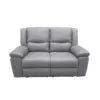 Park Lane 2 Seater Manual Recliner- Grey