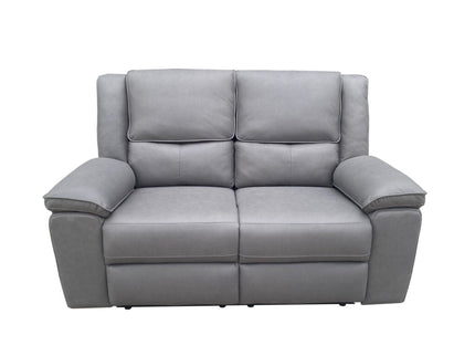 Park Lane 2 Seater Manual Recliner- Grey
