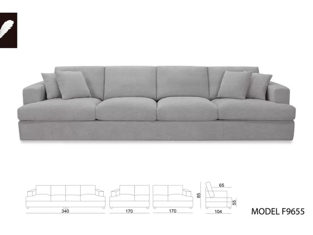 Pasadena 4 Seater - Fifty Shades
