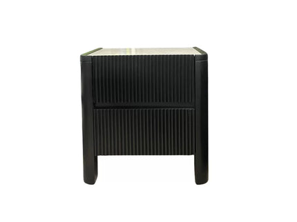 Lisbon 5 Pce Queen Dresser Mirror Suite - Black