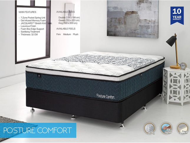 Posture Comfort King Mattress Plush