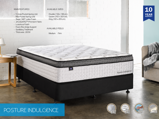 Posture Indulgence Queen Mattress Firm