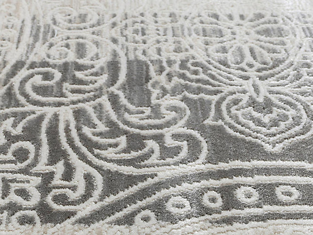 Rapsody Bach Ash Contemporary Rug