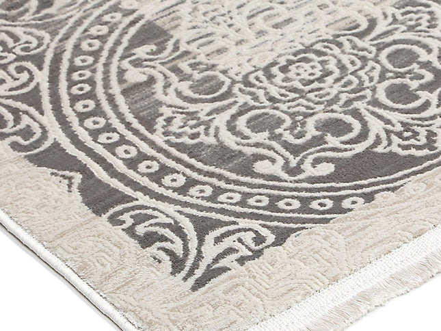 Rapsody Bach Ash Contemporary Rug
