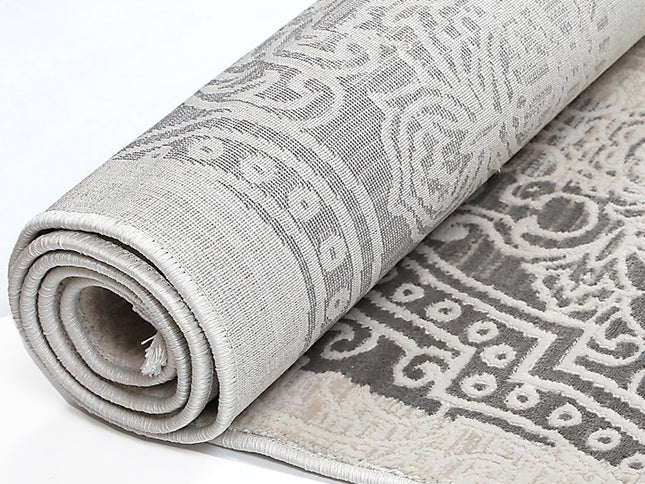Rapsody Bach Ash Contemporary Rug