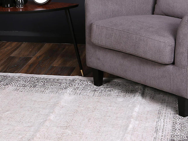 Rapsody Bach Ash Contemporary Rug