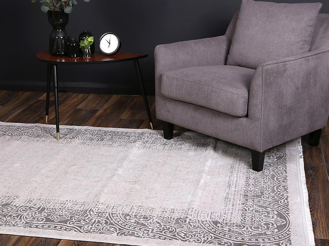 Rapsody Bach Ash Contemporary Rug
