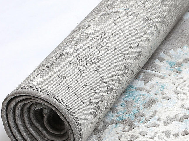 Rapsody Bizet Blue Traditional Rug