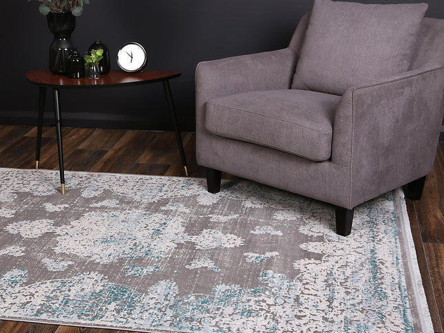 Rapsody Bizet Blue Traditional Rug