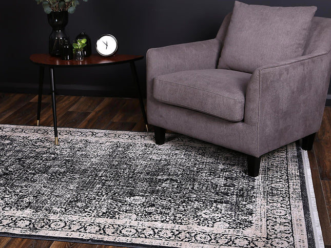 Rapsody Liszt Navy Transitional Rug
