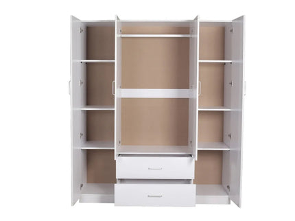 Redfern 4 Door Wardrobe (White)