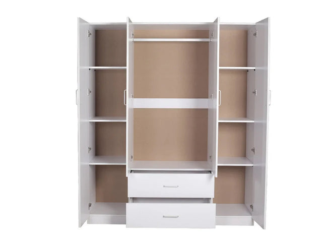 Redfern 4 Door Wardrobe (White)