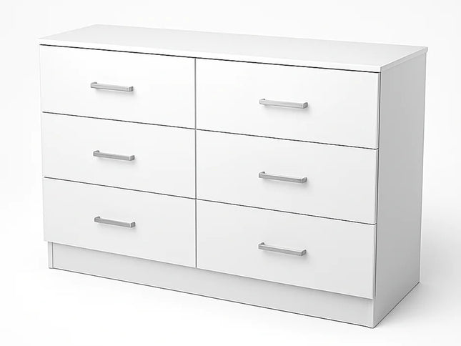 Redfern 6 Drawer Chest - White