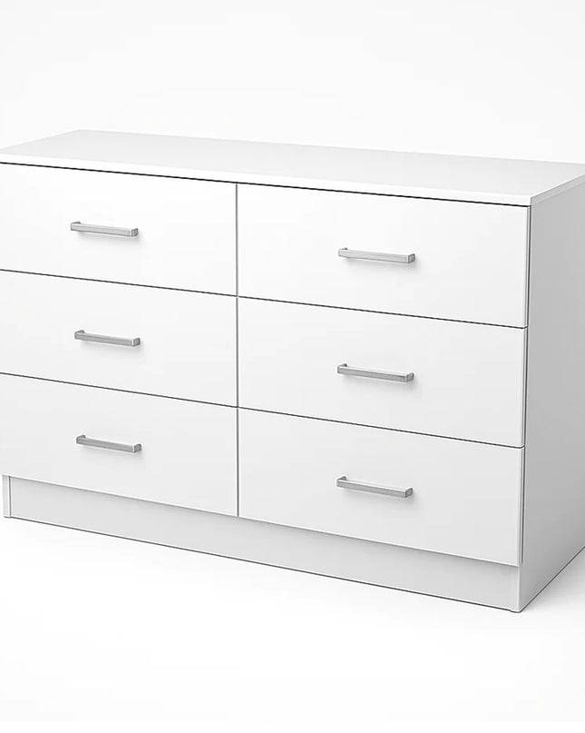 Redfern 6 Drawer Chest - White