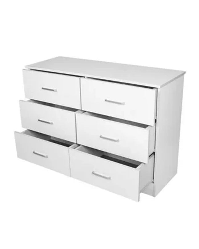 Redfern 6 Drawer Chest - White