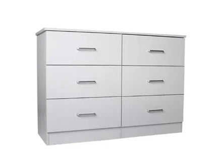 Redfern 6 Drawer Chest - White
