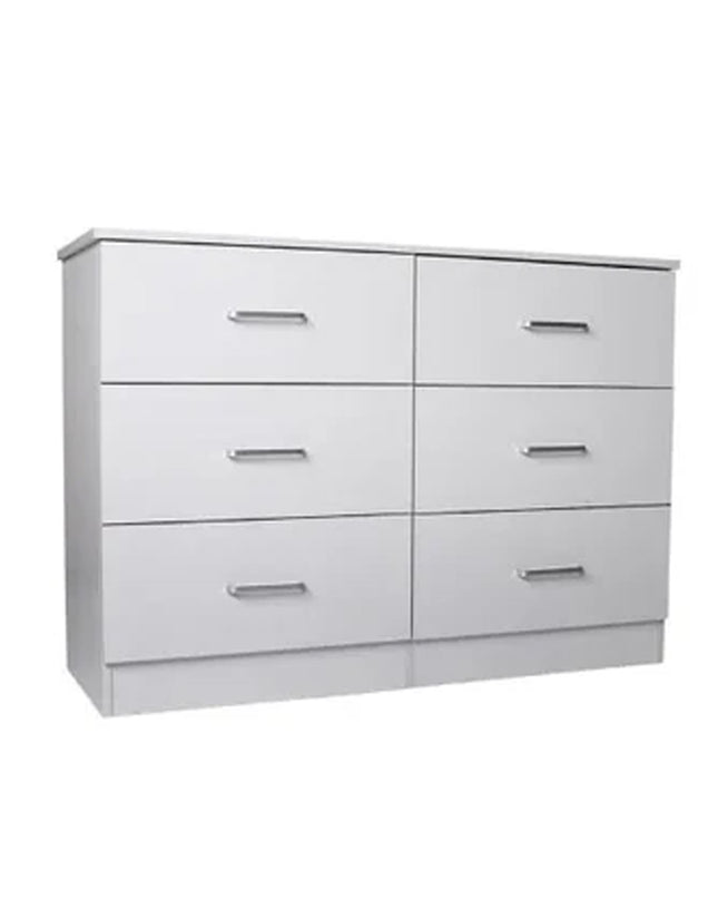 Redfern 6 Drawer Chest - White