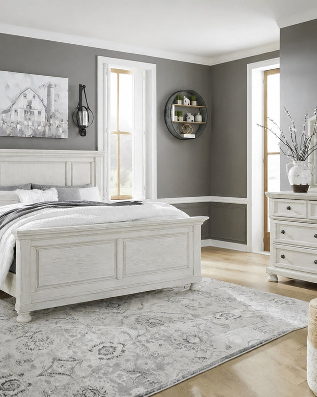 Robbinsdale 5pce King Dresser Mirror Suite