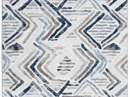 Ruby Diamond Blue Grey Rug