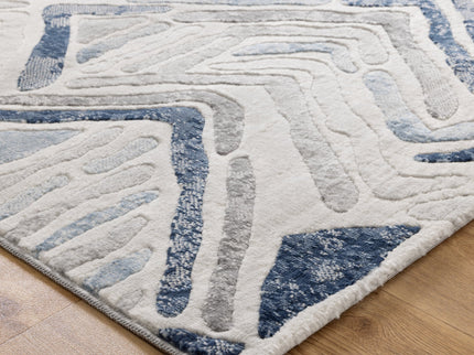 Ruby Diamond Blue Grey Rug
