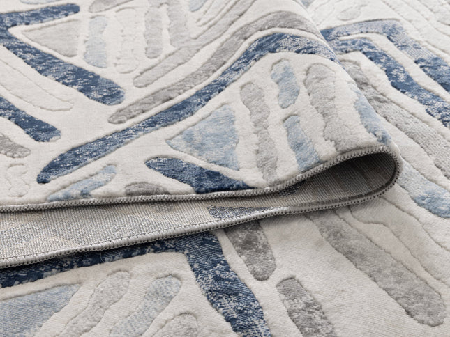 Ruby Diamond Blue Grey Rug