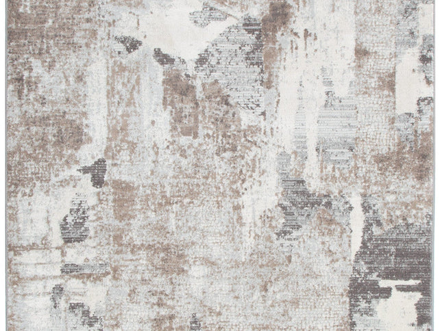 Ruby Abstract Beige Rug