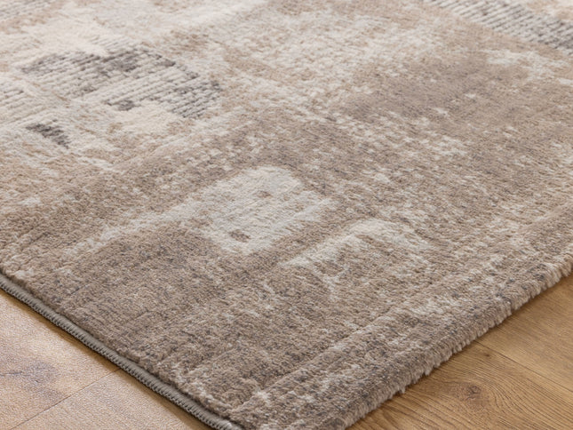 Ruby Abstract Beige Rug