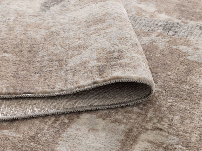 Ruby Abstract Beige Rug