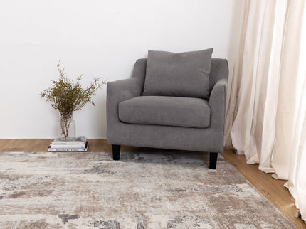 Ruby Abstract Beige Rug