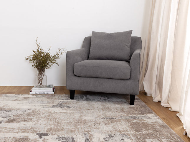 Ruby Abstract Beige Rug