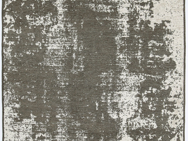 Rustic Faded Beige Abstract Rug