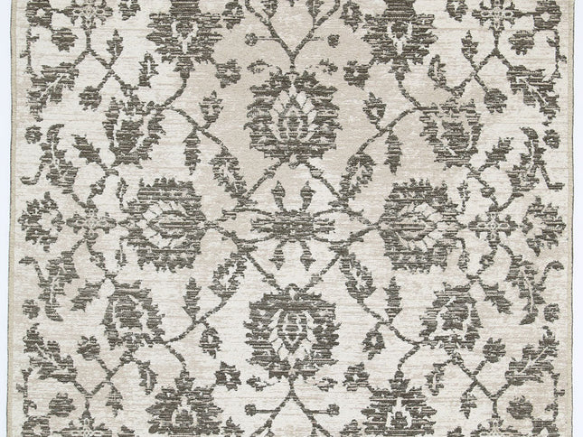 Rustic Vineyard Beige Contemporary Rug