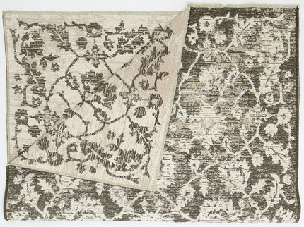 Rustic Vineyard Beige Contemporary Rug
